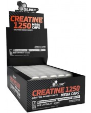 Creatine Mega Caps, 1250 mg, 900 капсули, Olimp