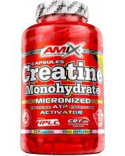 Creatine Monohydrate, 800 mg, 220 капсули, Amix -1