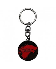 Ключодържател ABYstyle Television:  Game of Thrones - Winter Is Coming (red & black) -1