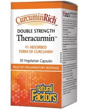 CurcuminRich Double Strength Theracurmin, 60 mg, 30 капсули, Natural Factors -1
