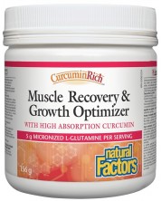 CurcuminRich Muscle Recovery & Growth Optimizer, 156 g, Natural Factors -1