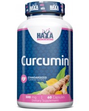 Curcumin, 500 mg, 60 капсули, Haya Labs -1