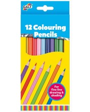 Комплект цветни моливи Galt - 12 броя -1