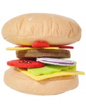 Игрален комплект Classic World - Хамбургер от текстил -1