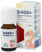 D400 + Probiotics Капки, 7.5 ml, Nordaid	