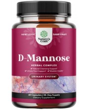 D-Mannose, 60 капсули, Nature's Craft