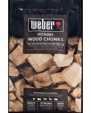 Дървени парчета за опушване Weber - хикория, 1.5 kg -1