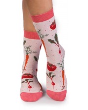 Дамски чорапи Pirin Hill - Fine Cotton Socks Veggies, размер 35-38, розови