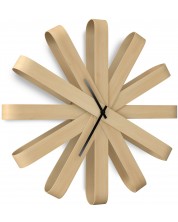 Дървен часовник за стена Umbra - Ribbonwood -1