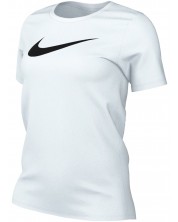 Дамска тениска Nike - Dri-FIT Graphic, размер L, бяла