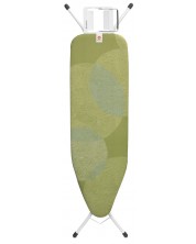 Дъска за гладене Brabantia - Calm Rustle, 124 x 38 cm, зелена