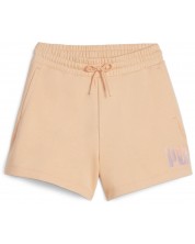 Дамски къси панталони Puma - ESS+ Summer Daze 5'', размер M, оранжеви -1