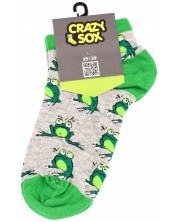 Дамски чорапи Crazy Sox - Жаби, размер 35-39 -1