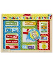 Дървен магнитен календар Melissa & Doug - На английски език