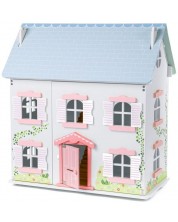 Дървена къща за кукли - Къщичката с бръшляна, двуетажна