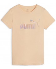 Дамска тениска Puma - ESS+ Summer Daze, размер XS, оранжева -1