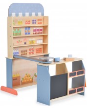 Дървена играчка Moni Toys - Супермаркет -1