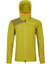 Дамско софтшел яке Ortovox - Pala Hooded Jacket, жълто -1