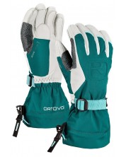 Дамски ръкавици Ortovox - Merino Freeride, размер S, зелени -1