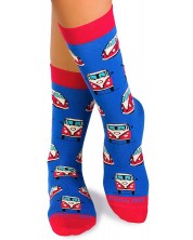 Дамски чорапи Pirin Hill - Colour Cotton Retro, размер 35-38, сини