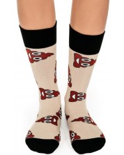 Дамски чорапи Crazy Sox - Пуп емоджи, размер 35-39 -1