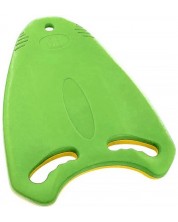 Дъска за плуване Maxima - 44 x 32 x 3.5 cm, жълта/зелена