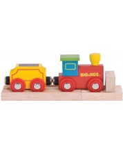 Дървена играчка Bigjigs - Моето първо локомотивче -1