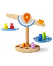 Дървена играчка Acool Toy - Везна с теглилки -1