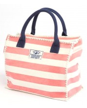 Дамска плажна чанта Banana Moon - Seta Lohan, розова/бяла