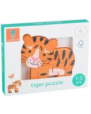 Дървен пъзел Orange Tree Toys - Тигър -1