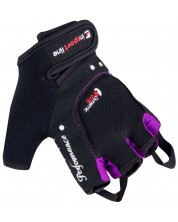 Дамски фитнес ръкавици InSPORTline - Sonki, размер XS, черни -1