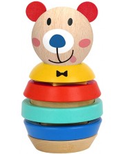Дървена низанка Tooky Toy - Bear -1