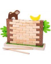 Дървена игра за баланс и координация Bigjigs - Джунгла