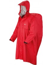 Дъждобран Ferrino - Trekker, размер L/XL, червен