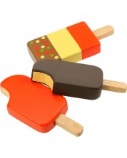 Дървена играчка Bigjigs - Сладолед, асортимент