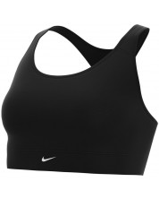 Дамско спортно бюстие Nike - Swoosh , черно -1