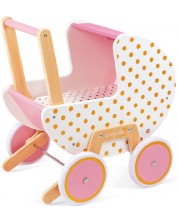 Дървена количка за кукли Janod - Candy chic -1