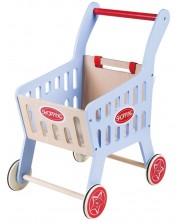 Детска количка за пазаруване Lelin - Синя -1