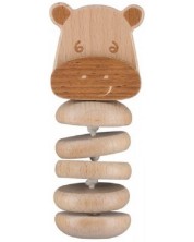 Дървена играчка Bebe Confort - Hippo Safari -1