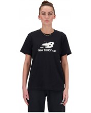 Дамска тениска New Balance - Sport Essentials Jersey Logo, черна