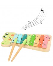 Дървен ксилофон Tooky Toy - Веселият крокодил -1