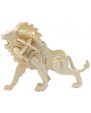 Дървен 3D пъзел Creativ Company - Лъв