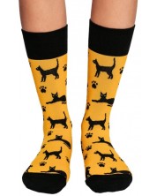 Дамски чорапи Crazy Sox - Черна котка, размер 35-39 -1