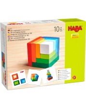 Дървени кубчета Haba, 10 части