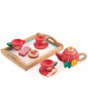 Дървен игрален комплект Tender Leaf Toys - Сервиз за чай