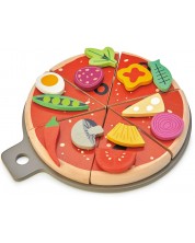 Дървен игрален комплект Tender Leaf Toys - Пица парти