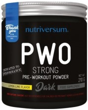 Dark PWO Strong, лимон и лайм, 210 g, Nutriversum