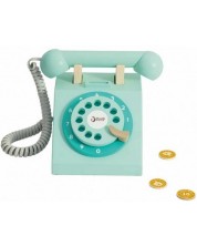 Дървена играчка Classic World - Телефон с шайба 