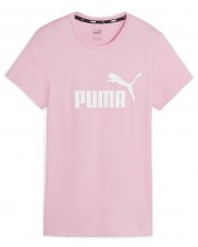 Дамска тениска Puma - Essentials Logo Tee, размер M, розова -1