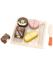 Дървен комплект Acool Toy - Десерти за рязане